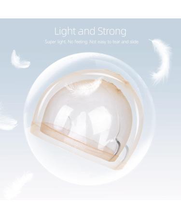 4pcs HD Wig Caps + 1 Elastic Band + 1 Hair Edges Brush Set | Invisible Stretchy Caps for Lace Front Wigs - Buy Online on GoSupps.com