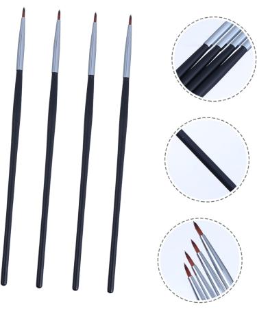 Hemoton 4pcs Fine Eyeliner Brush Fiber Eyeliner Brush Cosmetic Eye Brush Eyeliner Fiber Brush Makeup Eyeliner Wand Makeup Brush Applicator Cosmetic Brush Makeup Eyeliner Brush - Buy Online on GoSupps.com