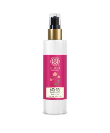 Forest Essentials Ultra-Rich Body Milk Indian Rose Absolute 130ml (Body Lotion)