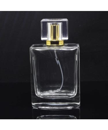 barenx 100ml Empty Glass Perfume Bottle - Refillable Rectangle Travel Gift - Coffee Fragrance - 12x6.7cm (3.4oz - Buy Online on GoSupps.com