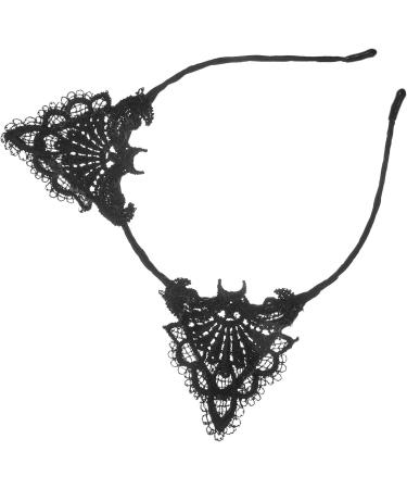 Frcolor Lace Cat Ears Headband Headpiece for Party Costume - Buy Online on GoSupps.com
