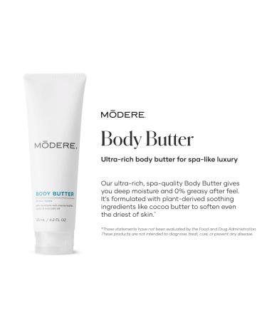 Modere - Body Butter - Ultra-Rich Moisturizer with Cocoa Butter Jojoba & Avocado Oils Sweet Scent Softens Dry Skin Non-Greasy Feel - 125 mL - Buy Online on GoSupps.com