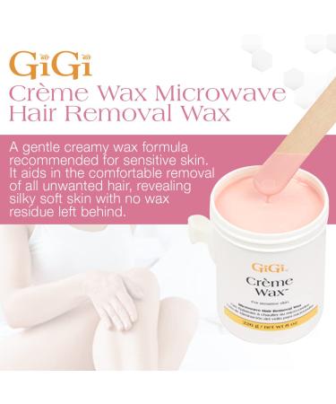 GiGi Sensitive Skin Cr me Wax - 8 oz Microwave Hair Removal Wax - Buy Online on GoSupps.com