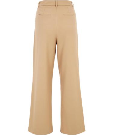 Tamaris Women's Balboa Loose Wide Leg Pant 40 Iced Coffee - Buy Online on GoSupps.com