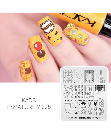 Kad's Nail Art Stamp Template IM025 - Cute DIY Design for Manicure | Picture Plate & Stamp Plate for Nail Art | International Shipping Available - Buy Online on GoSupps.com