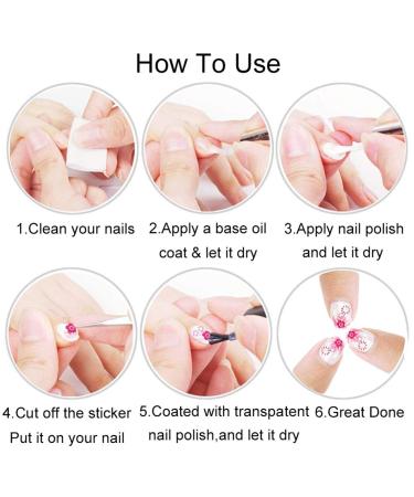 3D Butterfly Nail Art Decals Stickers - Self-Adhesive Nail Decorations for DIY Acrylic Nails Design (6 Sheets) - Buy Online on GoSupps.com