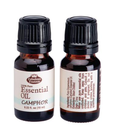 Fabulous Frannie 100% Pure Camphor Essential Oil - Therapeutic Grade 10ml for Aromatherapy | International Shipping Available - Buy Online on GoSupps.com