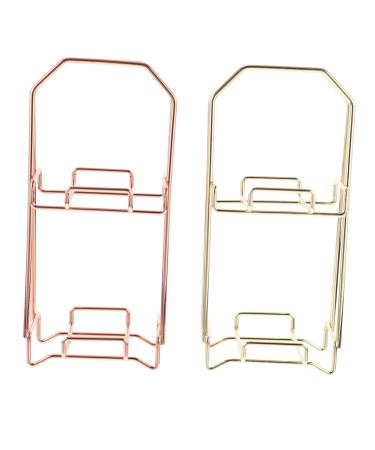 FRCOLOR 6 PCS powder puff holder sponge powder puff cases Makeup Sponge Holder Makeup Powder Drying Rack Sponge Drying Stand metal holder esponjas para maquillaje wet puff steel hollow