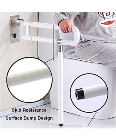 Bathroom Grab Bars Drop Down Rail Foldable Toilet Grab Bar Bathroom Handrail Aid For Elderly And Disabled Users - Buy Online on GoSupps.com