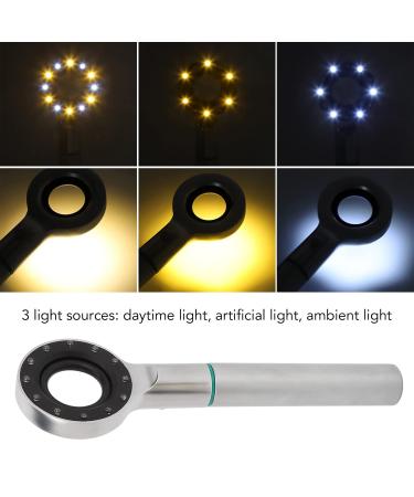 Base Light Oral Shade Matching LED Lamp - Tricolor Tooth Colorimetric Light with 12 Chips for Perfect Tooth Shade Matching | International Shipping Available - Buy Online on GoSupps.com