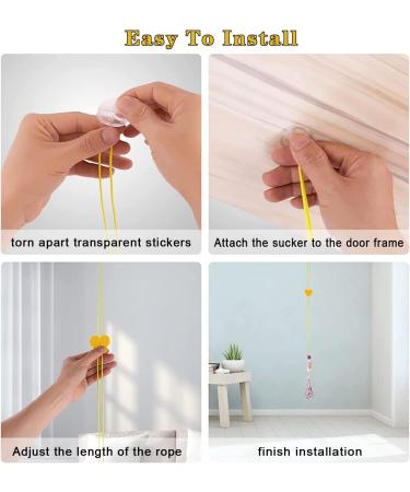 selcouth yyds Interactive Cat Toys for Indoor Cats Adult Door Hanging Cat Toy for On Doorcase Doorknob Window(2Pcs) - Buy Online on GoSupps.com