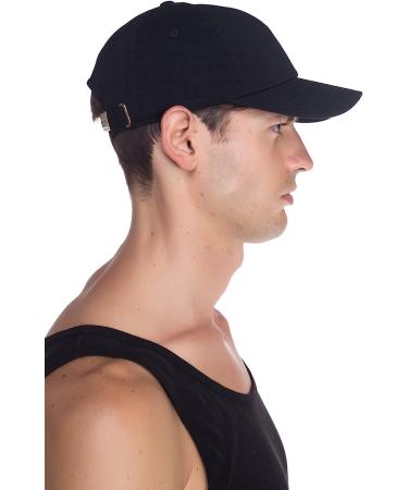 AZTRONA Classic Black Baseball Cap for Men and Women | Dad Hat - Buy Online on GoSupps.com