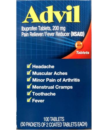Advil Pain Reliever & Fever Reducer Coated Tablets - International Shipping Available - Buy Online on GoSupps.com