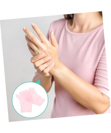minkissy 3 Pairs Moisturizing Gloves Hands Night Mittens Exfoliating Glove Gloves Overnight Night Gloves Cream Gloves Softening Grade Anti-Wrinkle Gloves Spa Sebs Pink - Buy Online on GoSupps.com