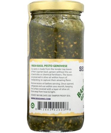 Seggiano Raw Basil Pesto Genovese 7 Oz - Pack of 6 - Buy Online on GoSupps.com