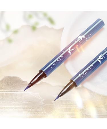Catkin Liquid Eyeliner Pen - Ultra-Fine Waterproof, Long-Lasting & Quick Drying - Alcohol-Free Blue C03 - Buy Online on GoSupps.com