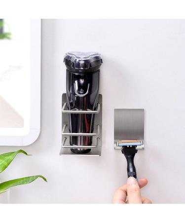 YWBL-WH Self-Adhesive Stainless Steel Wall Hooks | Razor Holder & Brush Stand for Shower | Durable & Easy to Install - Buy Online on GoSupps.com