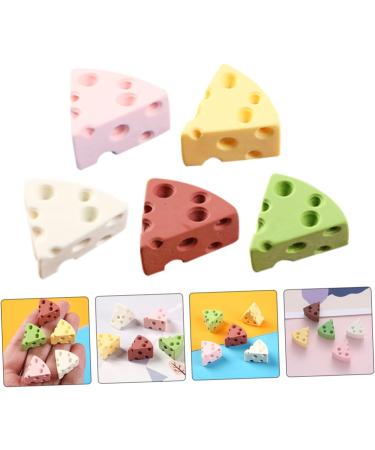 UPKOCH 25pcs decorate Kids Toy Toy cheese fake food Food small cheese phone case accessories resin game props child statue artificial food Simulation Cheese decorations 2.00X1.90X1.90CM 1 - Buy Online on GoSupps.com