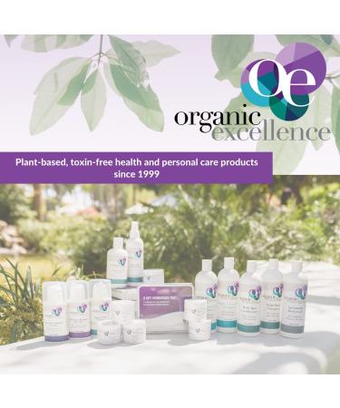 Organic Excellence Organic Moisturizer Face Cream - All Natural Non-Toxic Hydrating Cream with Silk Protein for Nourishing & Collagen Production - 2 oz Ships Internationally - Buy Online on GoSupps.com