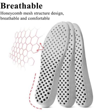 CSCDD Height Increase Insoles for Men & Women - Breathable Honeycomb Heel Lift Shoe Inserts (A1.5cm 37-38) for Improved Comfort & Height - Buy Online on GoSupps.com