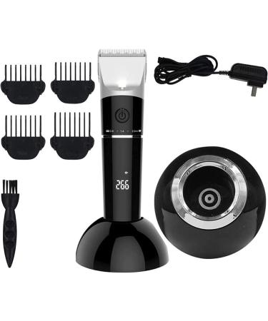 Professional Cordless Hair Clippers - Rechargeable Beard Trimmer with LED Display & 4 Guide Combs for Men & Family Use - International Shipping Available - Buy Online on GoSupps.com