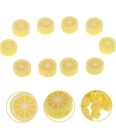 Lurrose 1000 Pieces Hot Pearls - Sound Fruit Tone Handicrafts for Cake Decoration & Handmade Earrings - Lemon Slices for Tinkering & Charm - 5 Pieces (1x0.5cm) - Buy Online on GoSupps.com