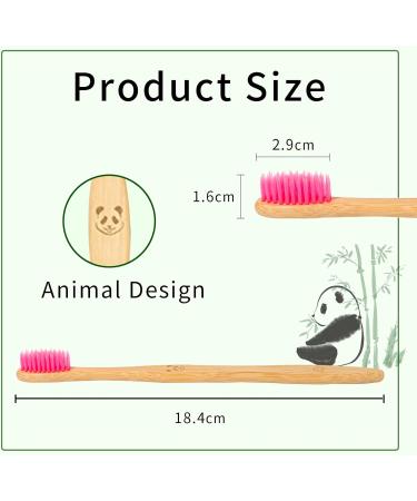 12 Pack Bamboo Toothbrushes - Eco-Friendly Biodegradable Charcoal Brushes with Soft Bristles | Colorful & Sustainable Dental Care - Buy Online on GoSupps.com