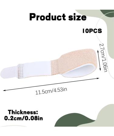 10 Pcs Non-Slip Hammer Toe Straightener for Comfortable Wear | Toe Corrector to Treat Overlapping & Crooked Toes, Prevent Secondary Trauma - Buy Online on GoSupps.com