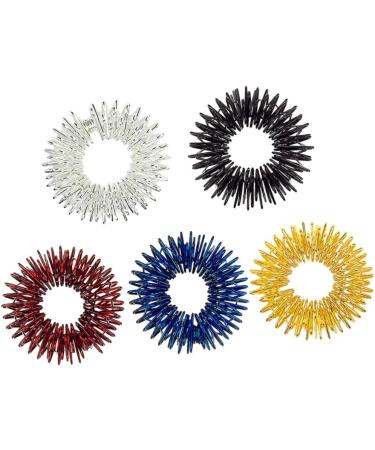 Shop Inoomp 10-St Wellness Massage Rings - Finger Circulation & Relaxation - International Shipping Available - Buy Online on GoSupps.com