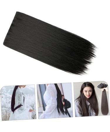 ABOOFAN Piece Long Straight Hair Wig Womens Wigs Clip in Extensions Wigs for Women Natural Wig Black Wig Long Straight Hair Extensions Hair Accessories Miss Cosplay High Temperature Wire 60X15CM Black - Buy Online on GoSupps.com