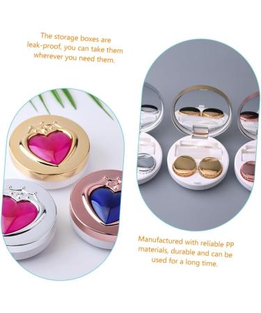Hapinary Ceramic Contact Lens Case & Toothbrush Holder - Travel Organizer for Colored Contacts & Glasses - Buy Online on GoSupps.com