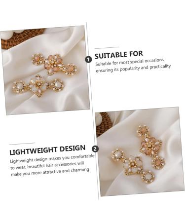 DOITOOL 1pc Hairpin Floral Hair Accessories Girl Hair Accessories Pearl Hair Accessories Hair Barrettes Girl Headwear Pearl Clips Hair Clip Birthday Alloy Bangs Crystal Flower Miss - Buy Online on GoSupps.com