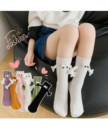Hand in Hand Children's Socks - Magnetic Cute and Funny Yellow Fashion - 1 Pair - Buy Online on GoSupps.com