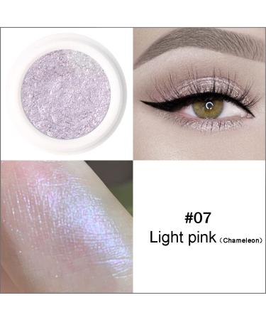 MEICOLY Chameleon Glitter Eyeshadow in Light Pink - Pressed Pigmented Mineral Formula for Ultra Shimmer and Eye Brightening - Buy Online on GoSupps.com