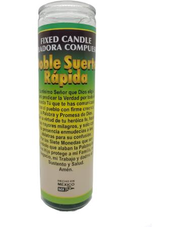 Doble Suerte Rapida Fixed Candle - Fast Shipping Internationally | Enhance Your Spiritual Rituals - Buy Online on GoSupps.com