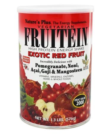 Nature's Plus - Fruitein Exotic Red Fruit 1.3 lb powder