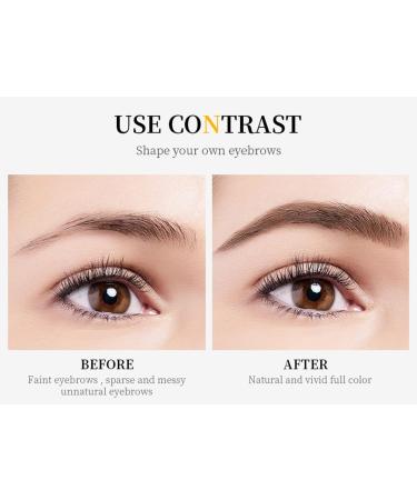 Eyebrow Pencil Eyebrow Microblading Pencil - Liquid Waterproof Eyebrow Pencil - Eye Makeup Eyebrow Pencil Micro Four Point Eyebrow Pencil - Natural Eyebrow Makeup (Smokey Gray) - Buy Online on GoSupps.com