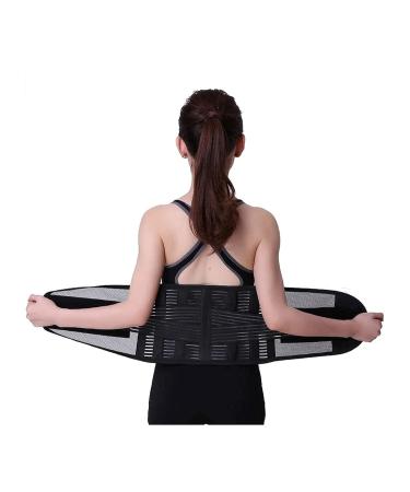 Adjustable Lumbar Support Belt for Men & Women - Alleviate Back Pain Intervertebral Disc Relief Ideal for Squat Training & Sports (XX Large) - Buy Online on GoSupps.com