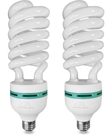 SLOW DOLPHIN Photography Bulbs CFL Full Spectrum Light Bulb 105W 5500K Daylight (2-Pack) | Studio Lighting for Photo and Video - 2 Count - Buy Online on GoSupps.com