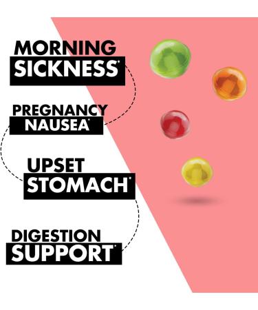 HH Wellness Pregnancy Nausea Candy - Natural Morning Sickness Relief Pops for Pregnant Women - 30 Drops, 4 Flavors - Cherry, Lemon, Apple, Tangerine - Buy Online on GoSupps.com