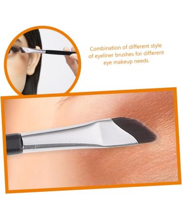 SOESFOUFU 1 Set Eyeliner Tool Eye Liner Brush Brow Brush Angled Eyeliner Brush Eyeshadow Eye Brush Wood Black - Buy Online on GoSupps.com