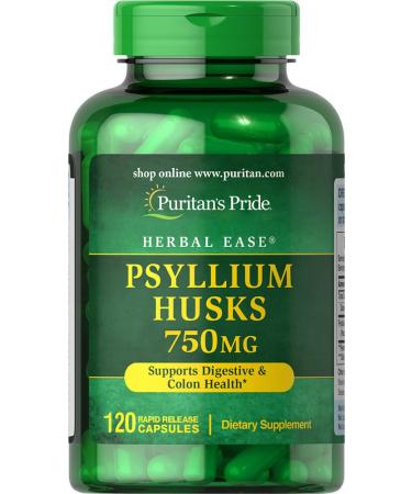 Puritan's Pride Psyllium Husks 750 mg