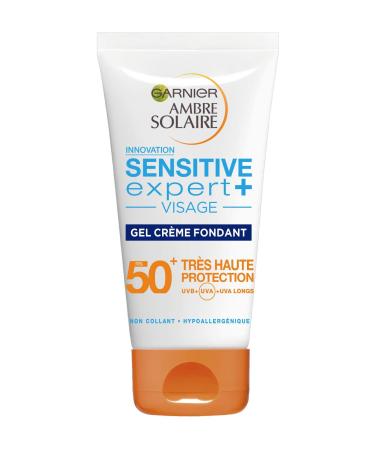 Garnier Ambre Solaire Sensitive Expert + Cream-Gel for the Face SPF 50+ 50 ml