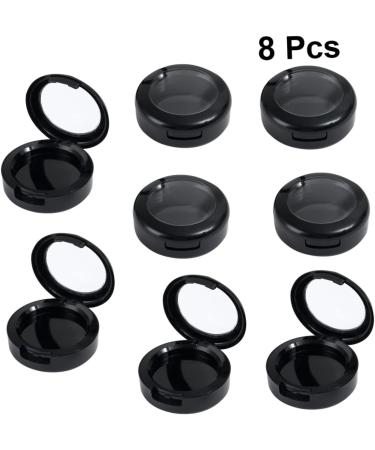 Beavorty Eyeshadow Palette 24 Pcs makeup samples makeup containers cosmetic travel containers Round Eyeshadow Holder eyeshadow 3.8*3.8cmx3pcs Blackx3pcs - Buy Online on GoSupps.com