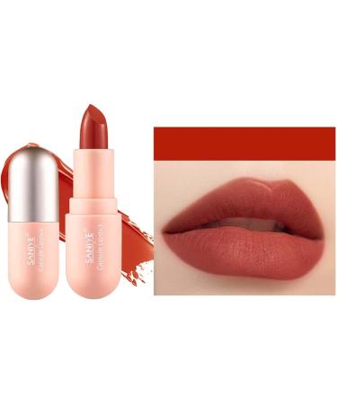 JINGLING Pill Lipstick Waterproof Solid Pill Matte Lipstick Moisturizing Lipstick in Tablet Form Portable Lipstick for Long Lasting Use 03 - Buy Online on GoSupps.com