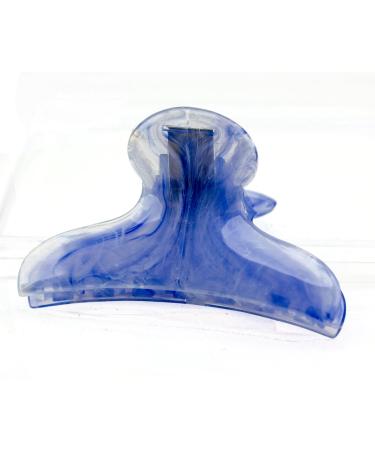 1pc hair clip classic 8x4cm in sky blue - Made in Germany - WeLoveBeads