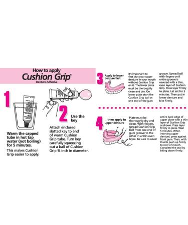 Cushion Grip 1 Oz (28g) - Soft Thermoplastic for Denture Refitting - Buy Online on GoSupps.com