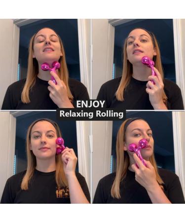 4 in 1 V-Line Beauty Set | Reusable V-Line Mask & Chin Strap | Ice Globes & Face Roller | Double Fixed Face Wrap | No Side Effects - Buy Online on GoSupps.com