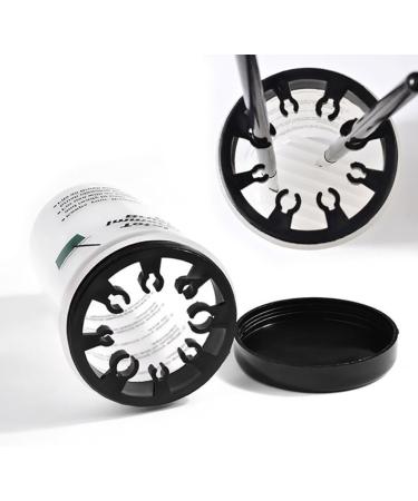 Nail Art Brush Cleaner Cup Nail Art Brush Cleaner Cup Immersion Brush Cleaning Bottle with Multiple Size Slots - Buy Online on GoSupps.com