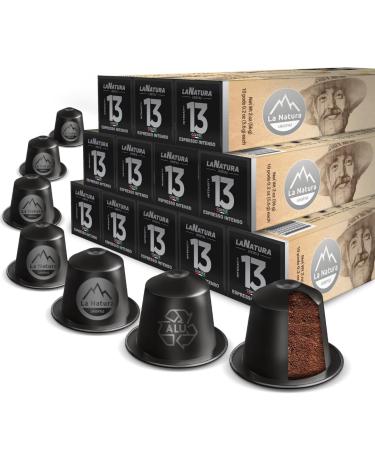 La Natura LIFESTYLE La Natura Lifestyle ESPRESSO INTENSO Aluminium Coffee Capsules | 100% Recyclable | Swiss Made | Compatible with Nespresso *